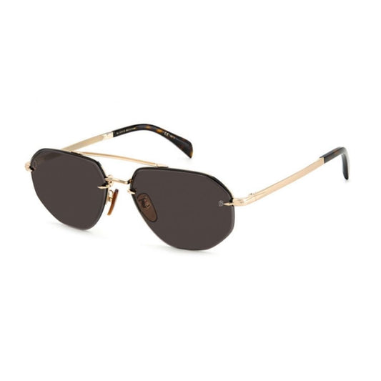 David Beckham Goldene Metall-Sonnenbrille