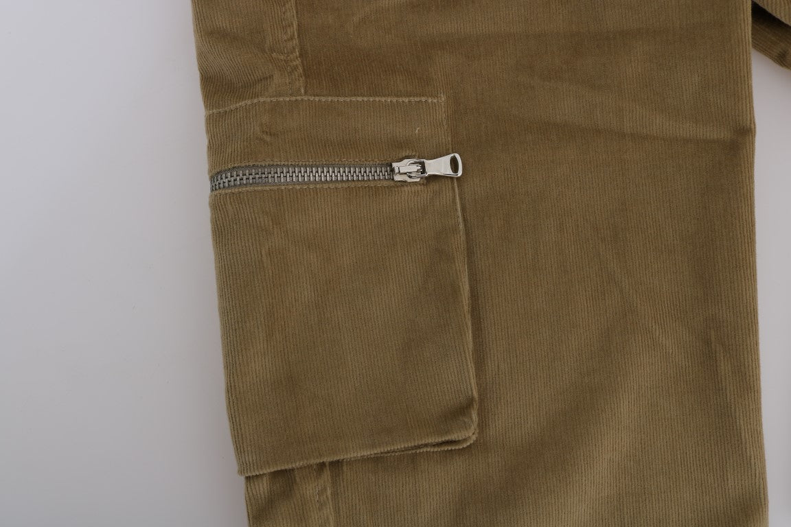 Ermanno Scervino Chic beige casual trousers for sophisticated style