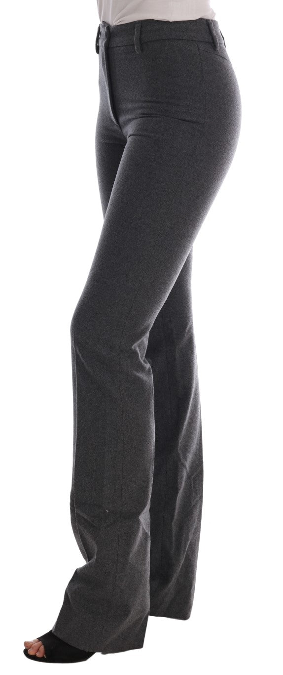 Ermanno Scervino Chic grey formal trousers - elegance refined