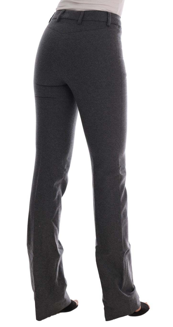 Ermanno Scervino Chic grey formal trousers - elegance refined