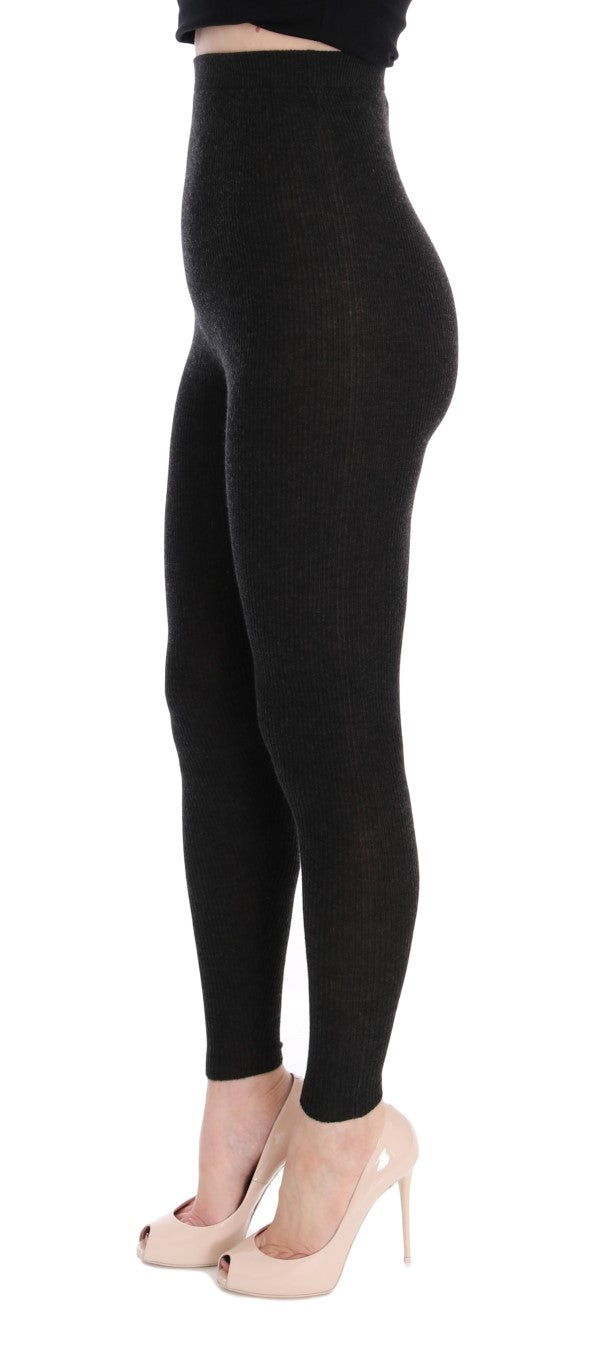 Dolce &amp; Gabbana Elegant high-waisted cashmere tights