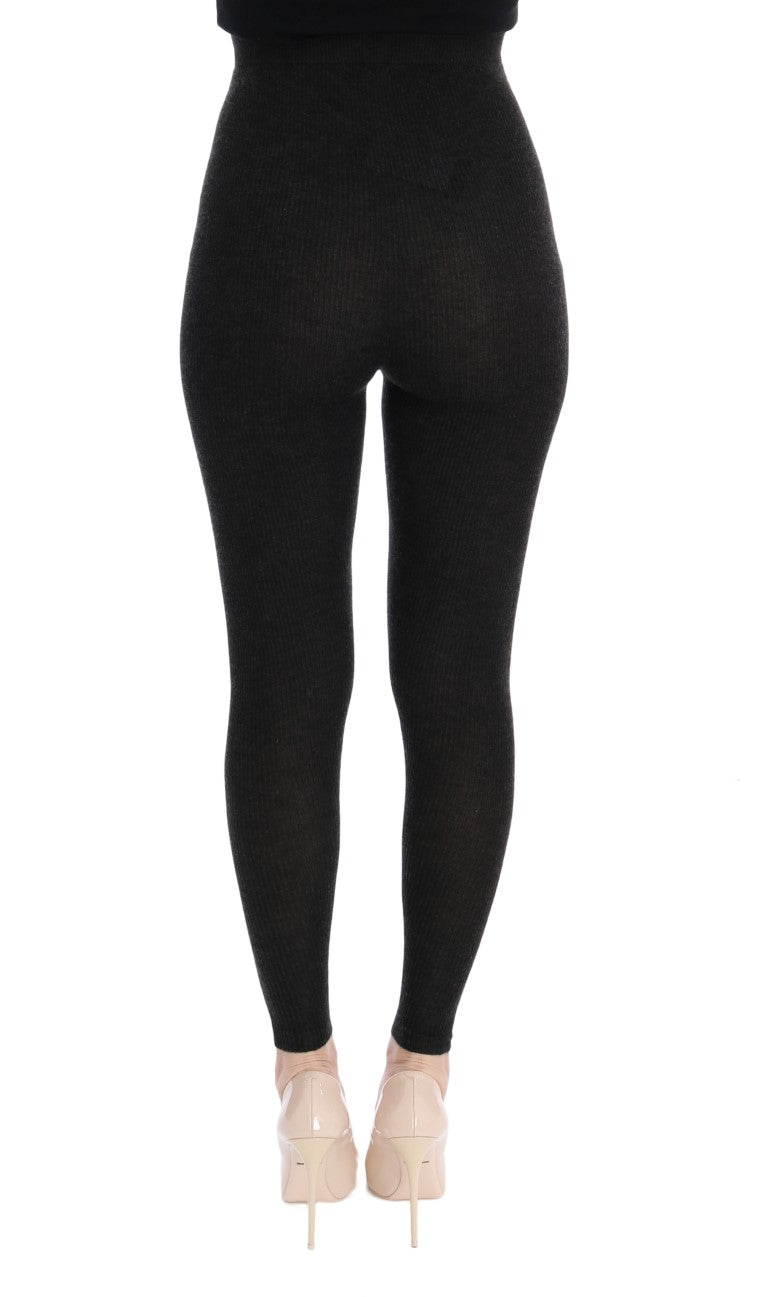 Dolce &amp; Gabbana Elegant high-waisted cashmere tights