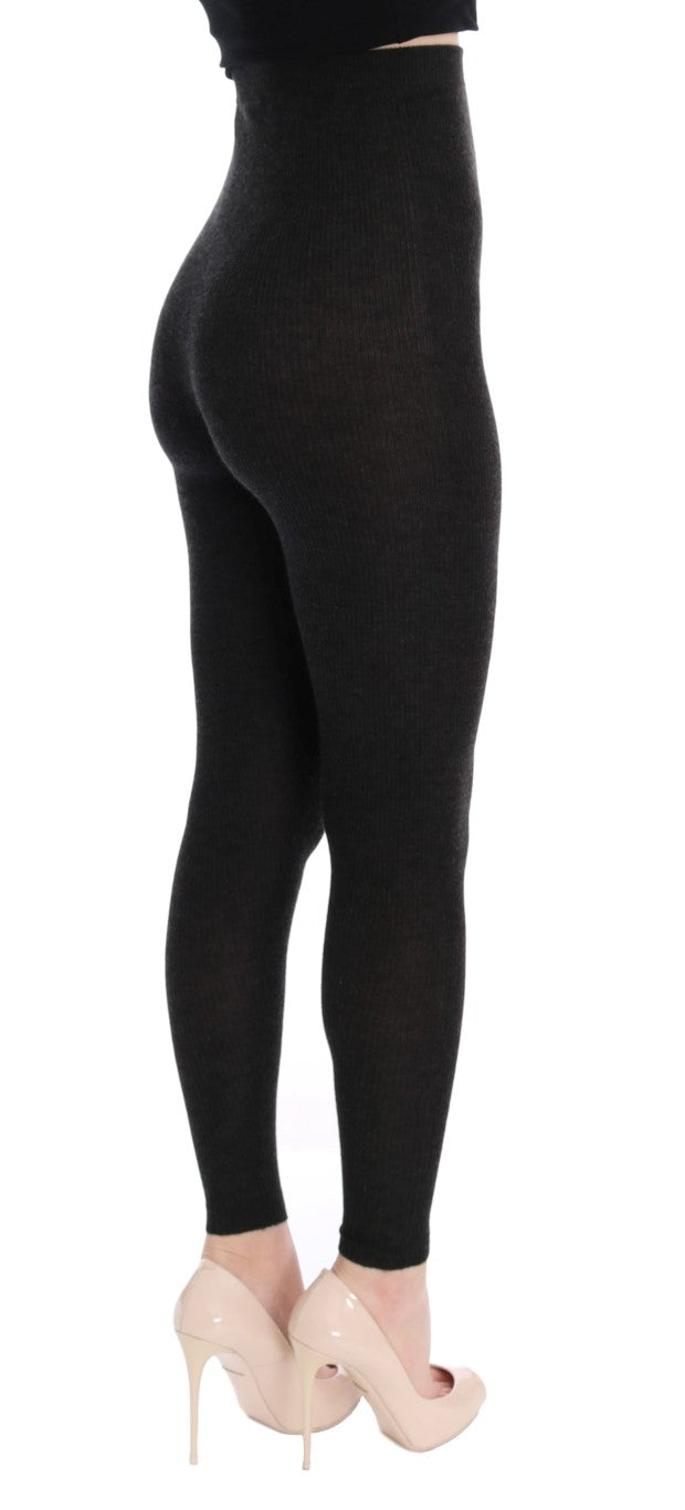 Dolce &amp; Gabbana Elegant high-waisted cashmere tights