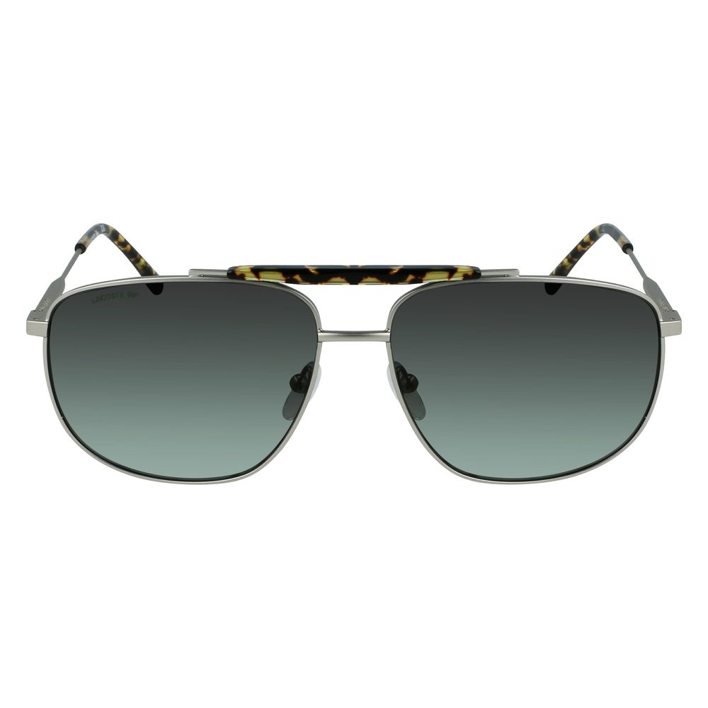 Lacoste Graue Metall-Sonnenbrille