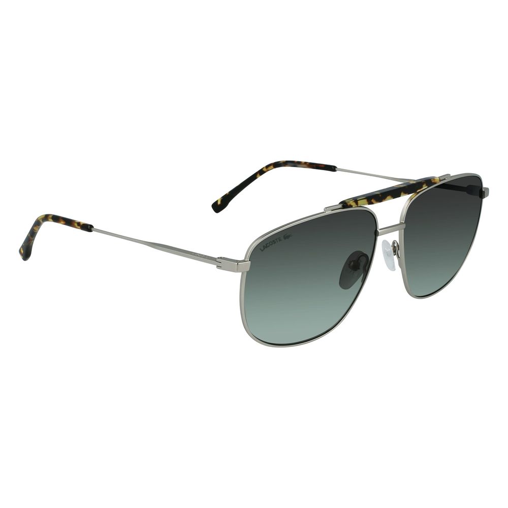 Lacoste Graue Metall-Sonnenbrille