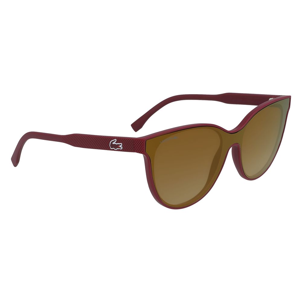 Lacoste Rote Plastiksonnenbrille