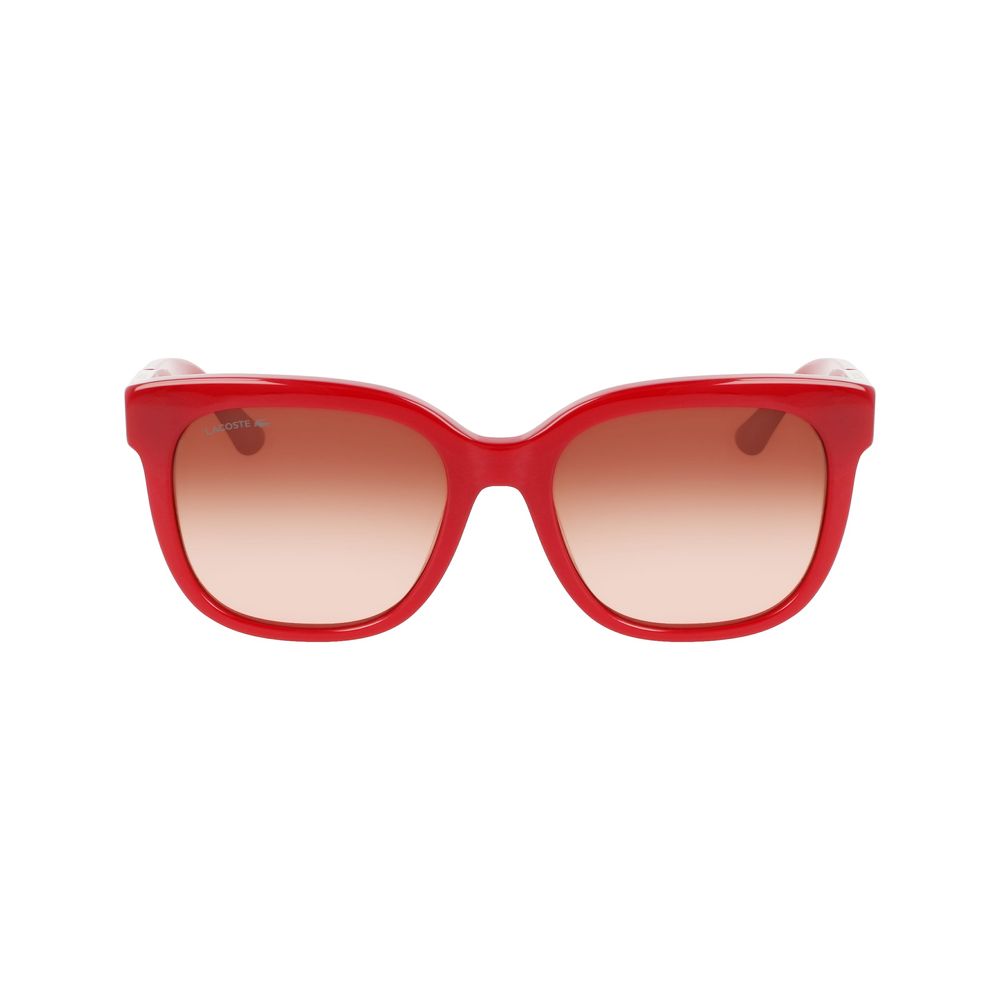 Lacoste Red Acetate Sunglasses