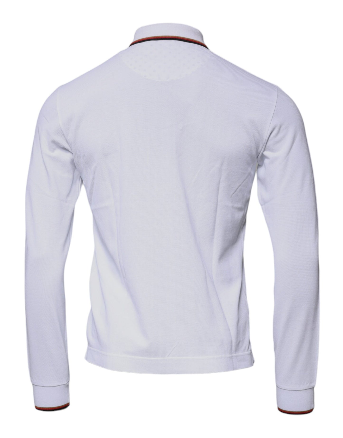 Dolce & Gabbana White Crown Herren Sweatshirt mit durchgehendem Reißverschluss Pullover