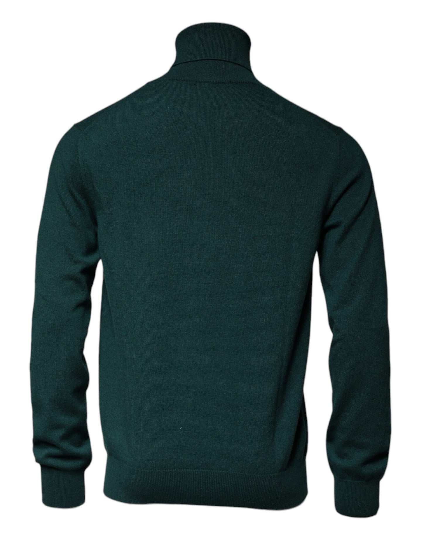 Dolce & Gabbana Grüner Kaschmir-Rollkragenpullover für Männer Pullover