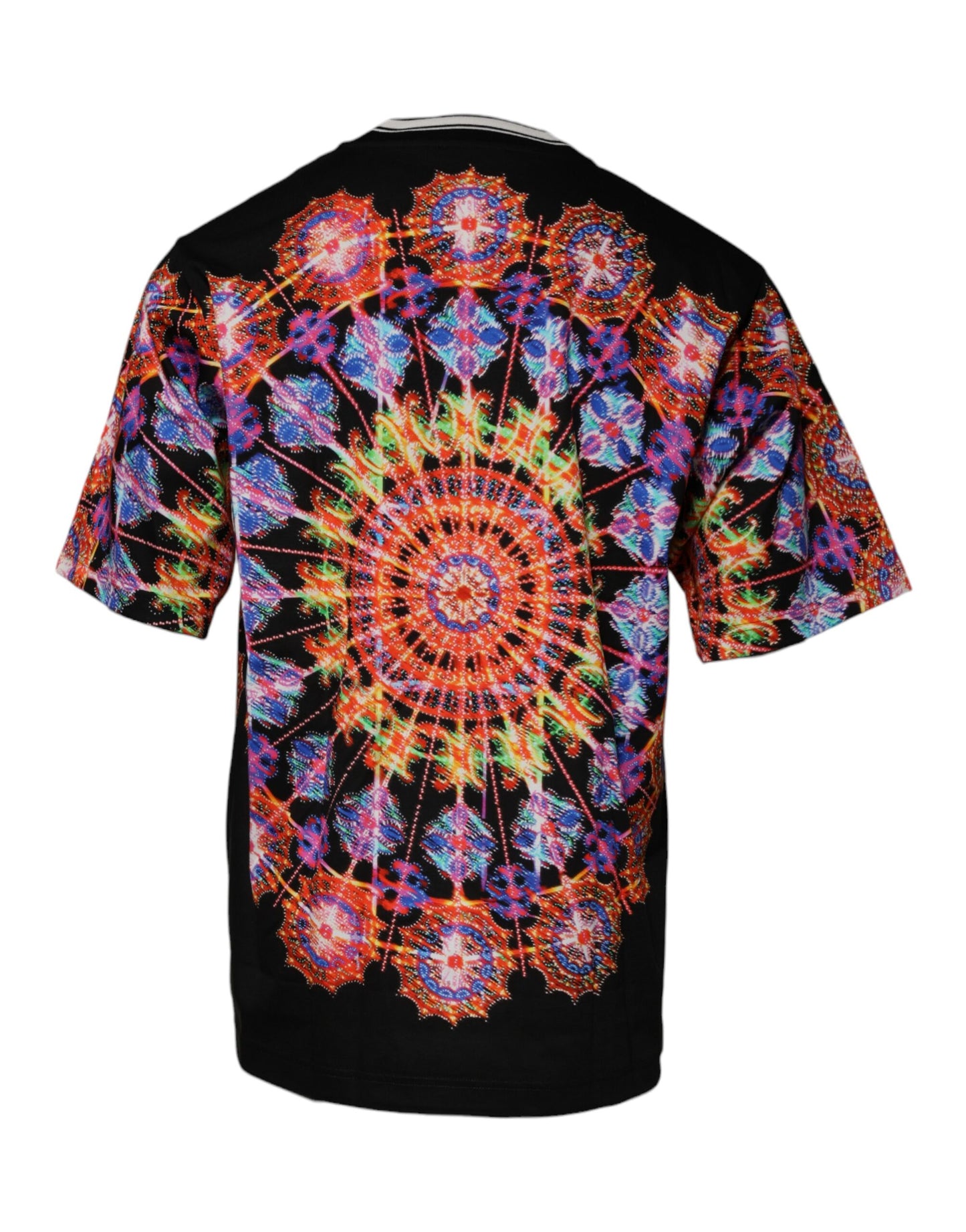 Dolce & Gabbana Multicolor Kaleidoskop Männer Kurzarm-T-Shirt