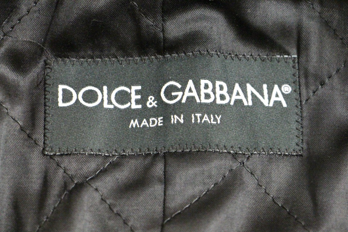 Dolce &amp; Gabbana Sicilia ruudullinen villasekoitettakki