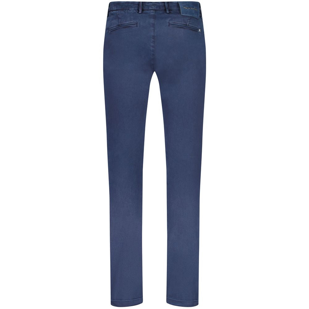 Tramarossa Blue Cotton Jeans &amp; Pants