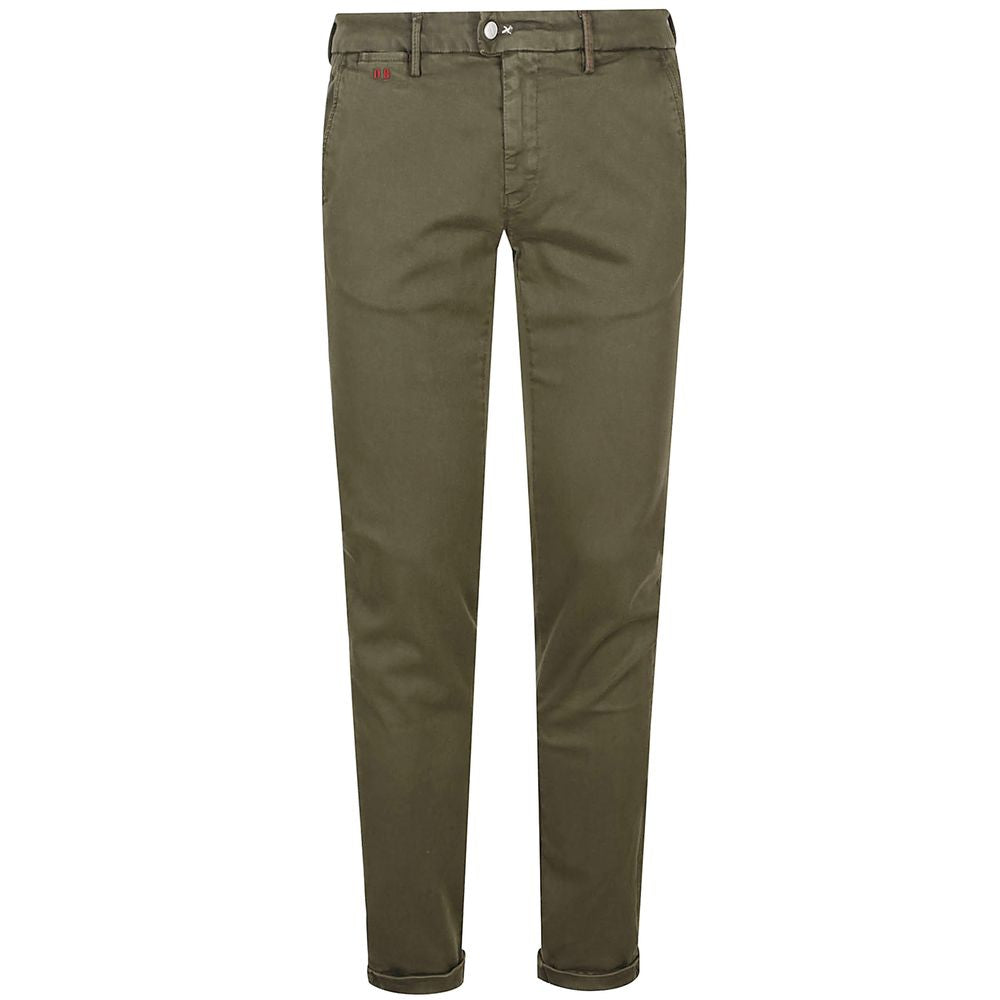 Tramarossa Green Cotton Jeans &amp; Pants