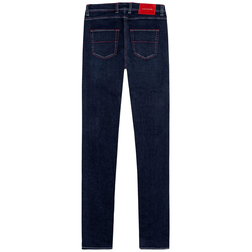 Tramarossa Blue Cotton Jeans &amp; Pants