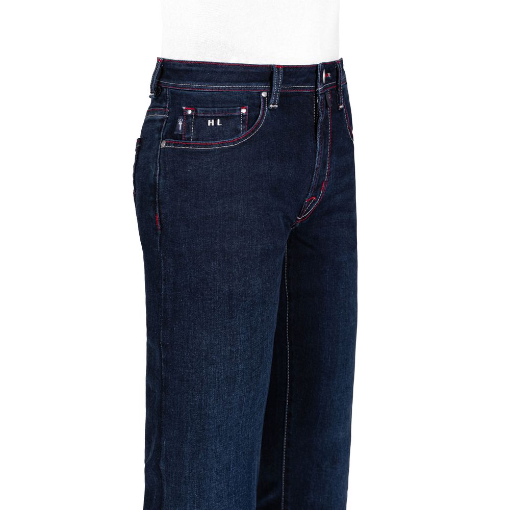 Tramarossa Blue Cotton Jeans &amp; Pants