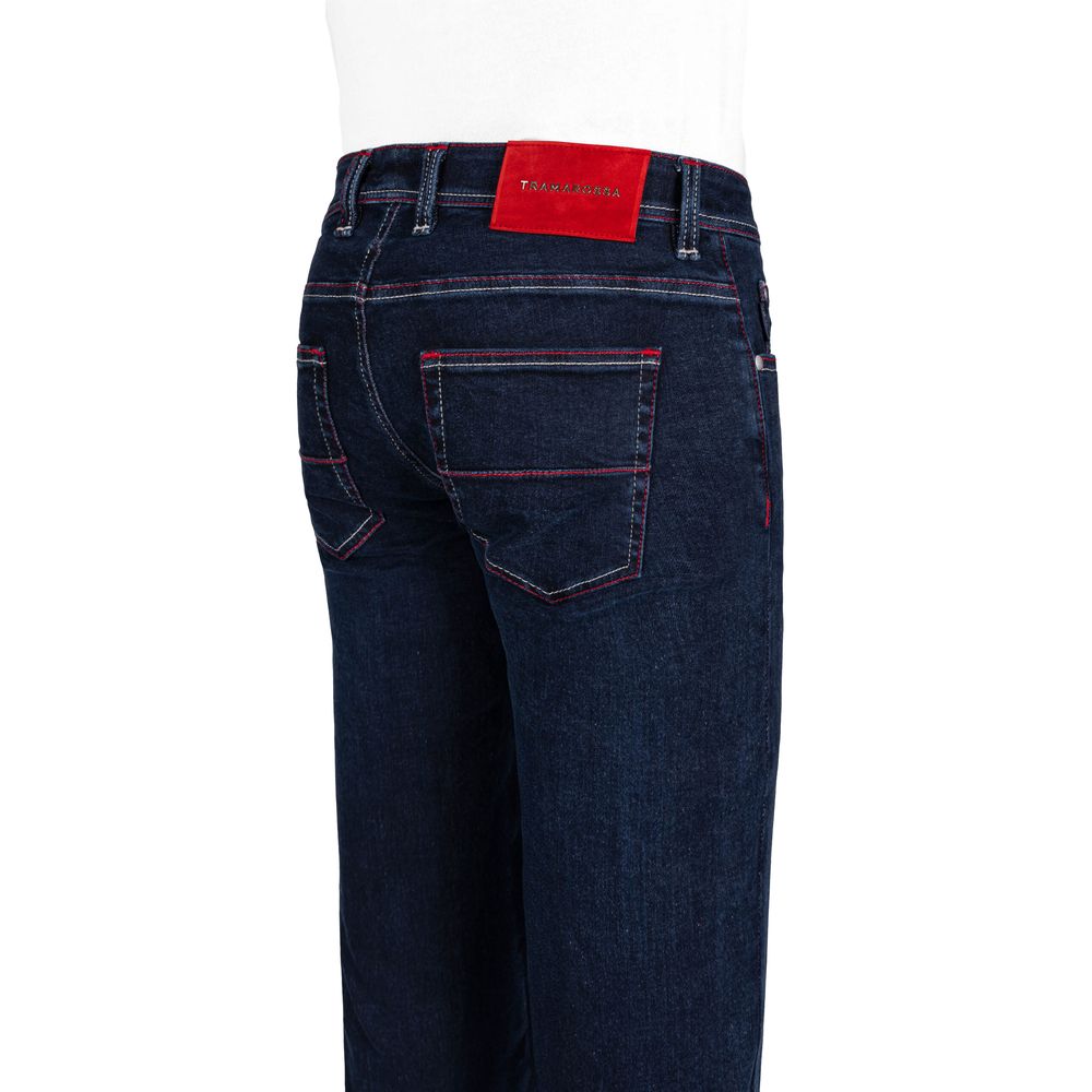 Tramarossa Blue Cotton Jeans &amp; Pants