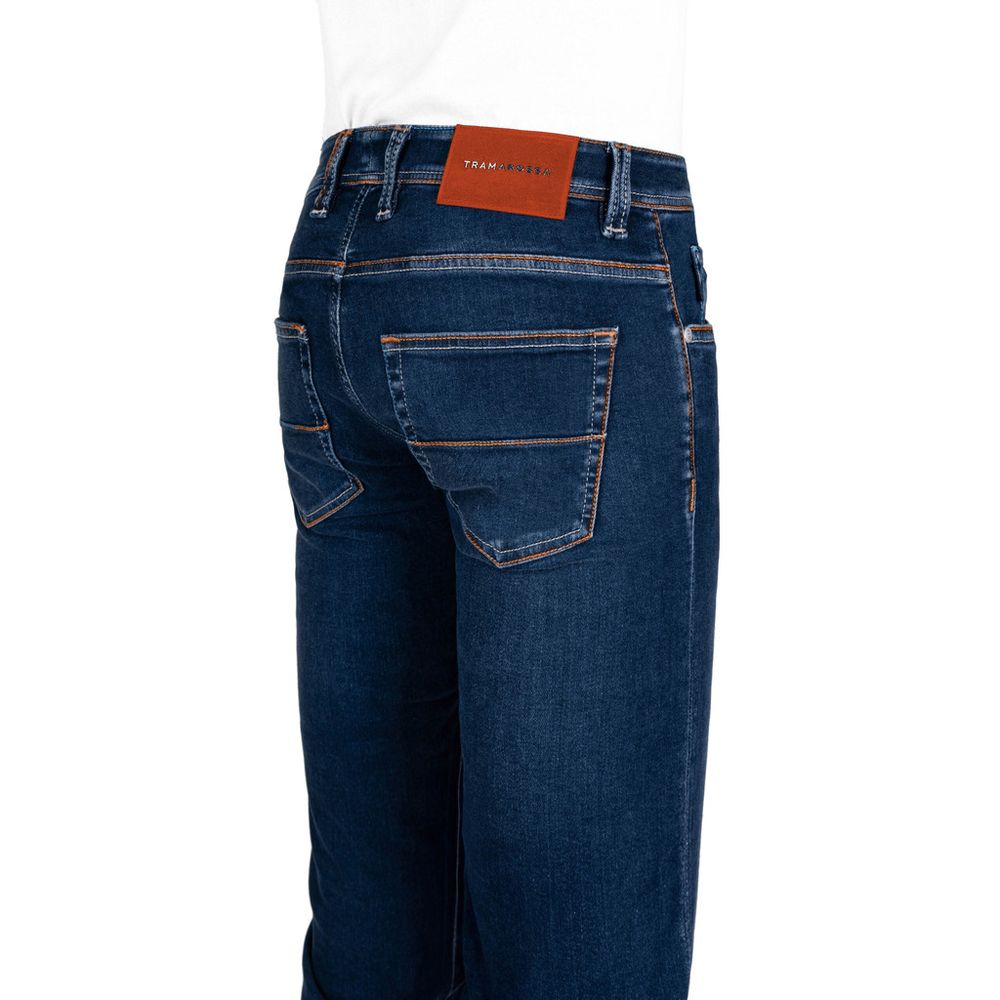 Tramarossa Blue Cotton Jeans &amp; Pants