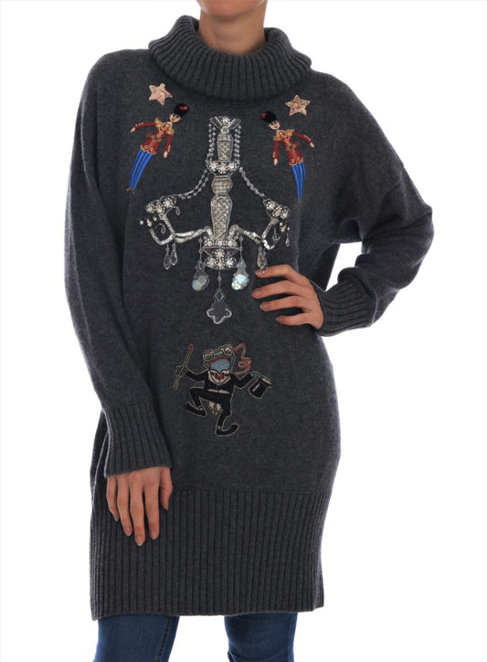 Dolce & Gabbana Enchanted Crystal Rollkragenpullover