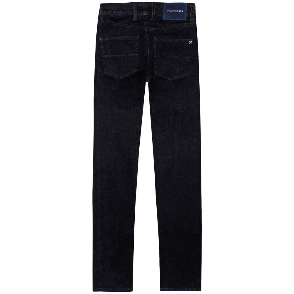 Tramarossa Black Cotton Jeans &amp; Pants