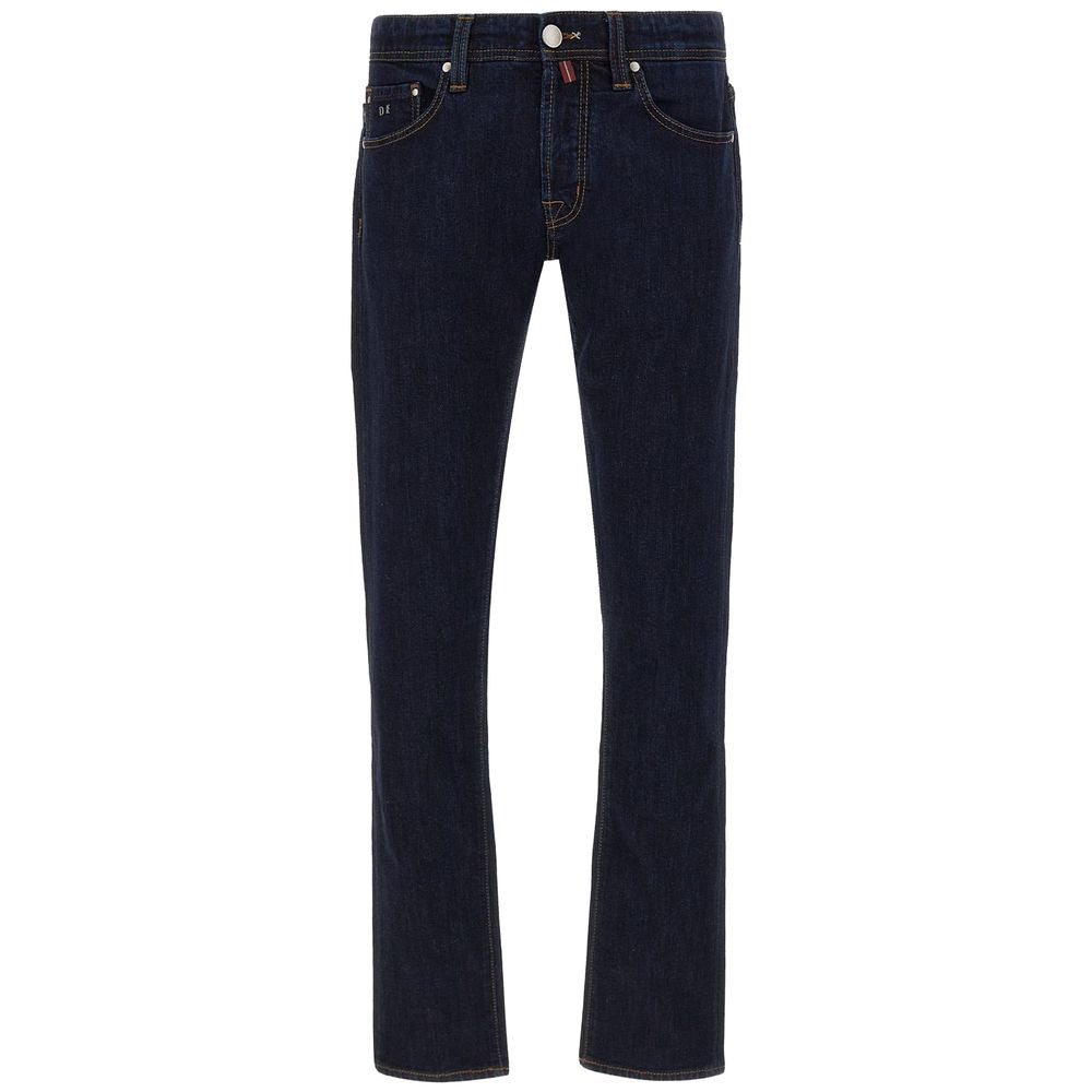 Tramarossa Blue Cotton Jeans &amp; Pants