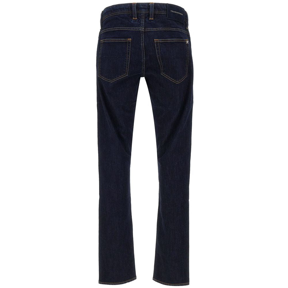 Tramarossa Blue Cotton Jeans &amp; Pants