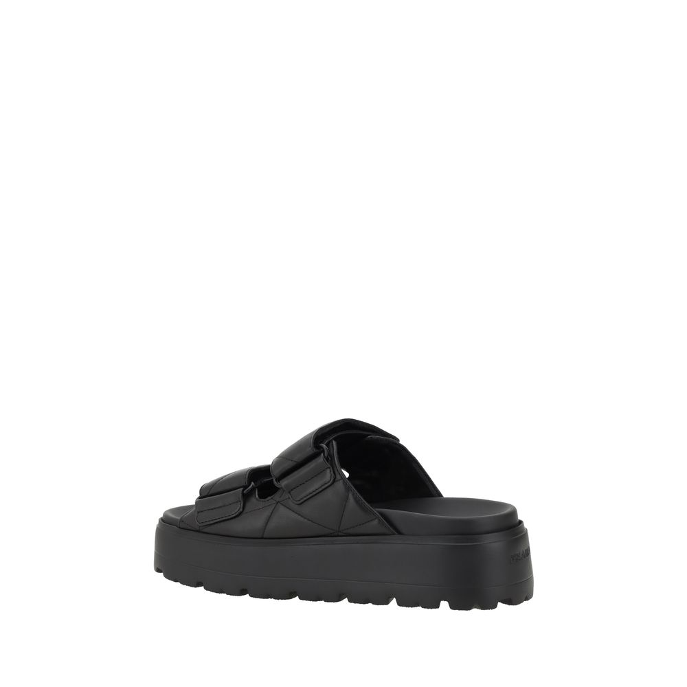 Prada lambskin sandals