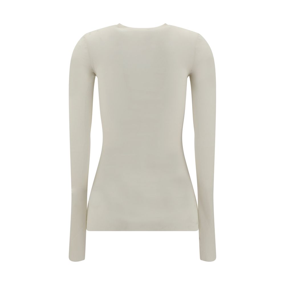 Jil Sander semi-transparent long-sleeved top