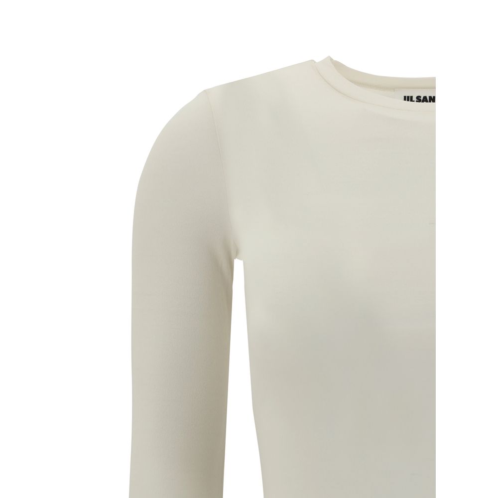 Jil Sander semi-transparent long-sleeved top