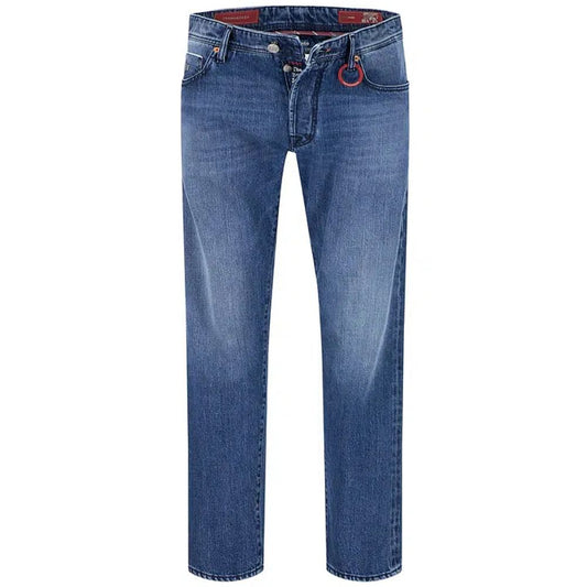 Tramarossa Blue Cotton Jeans &amp; Pants