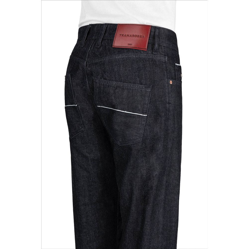 Tramarossa Blue Cotton Jeans &amp; Pants