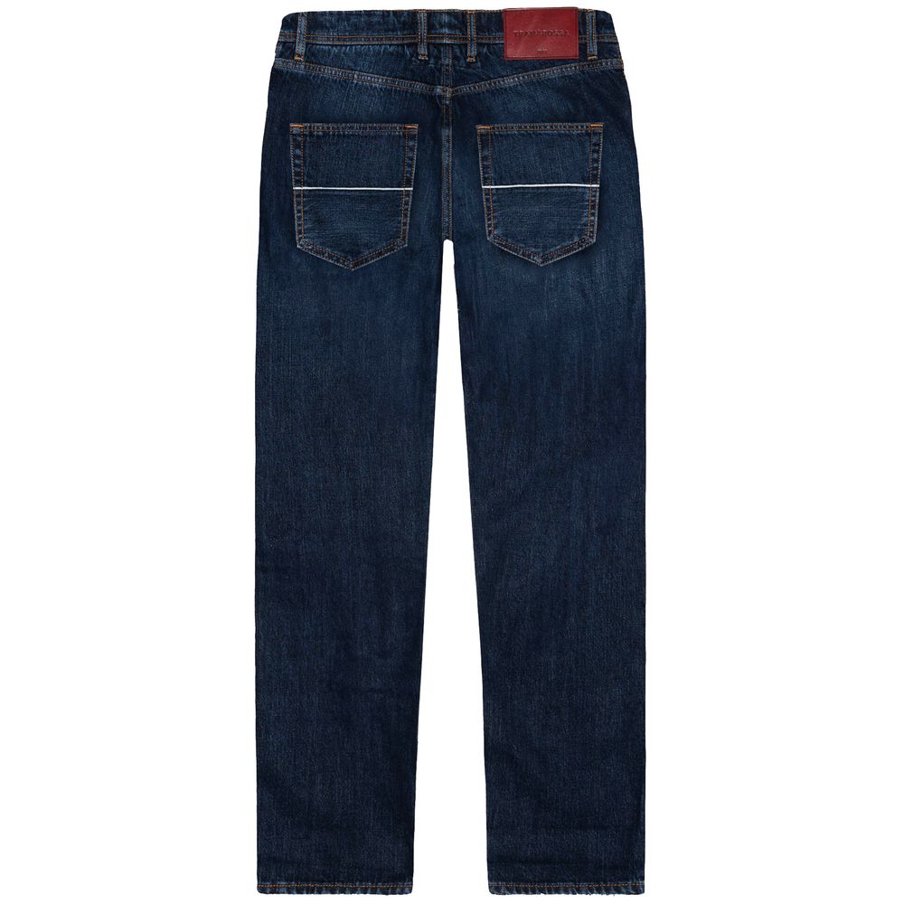 Tramarossa Blue Cotton Jeans &amp; Pants