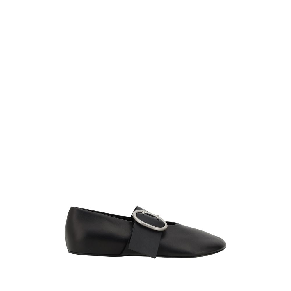 Jil Sander Leder Ballerinas