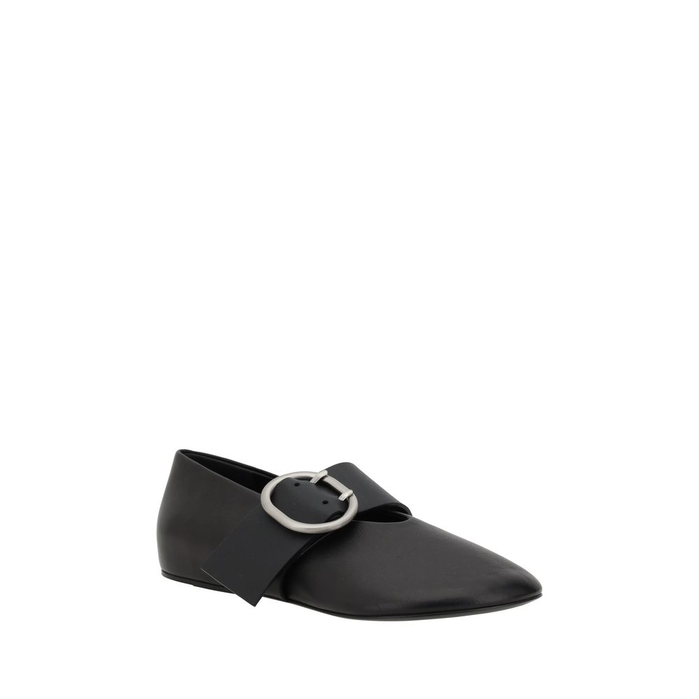 Jil Sander Leder Ballerinas