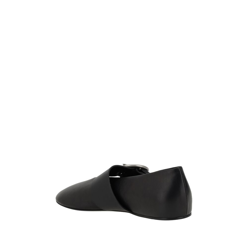 Jil Sander Leder Ballerinas