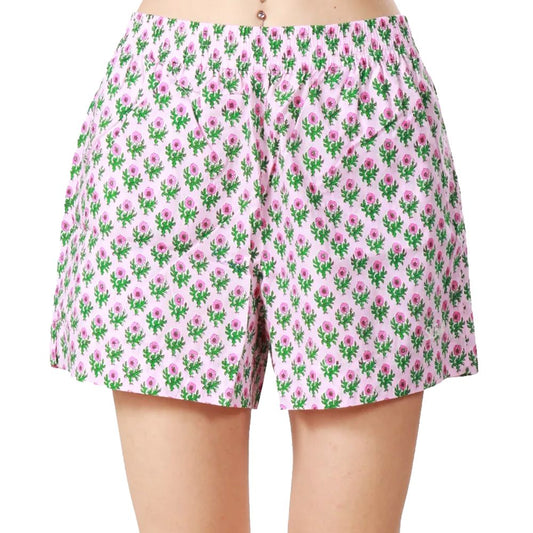 MC2 Saint Barth Pinke Baumwoll-Shorts für Frauen