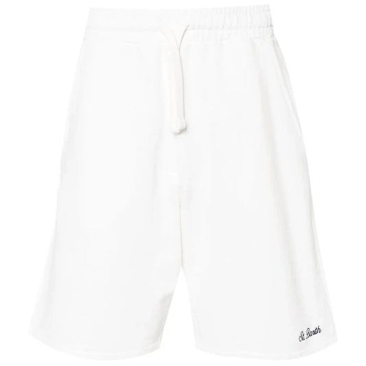 MC2 Saint Barth Weiße Baumwollshorts