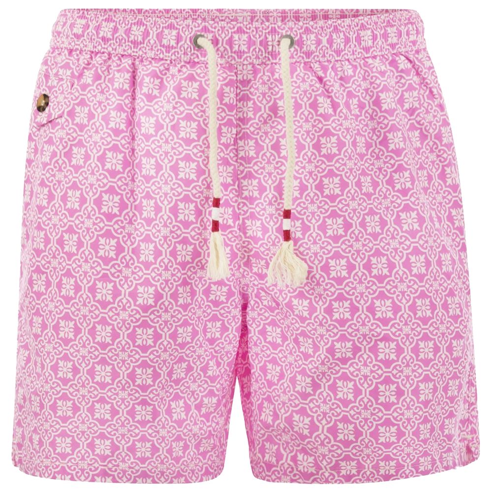 MC2 Saint Barth Rosa Polyester Herren-Badehose