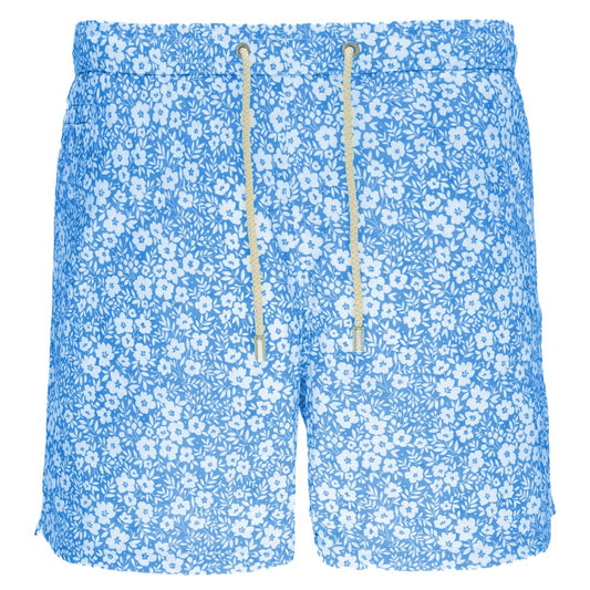 MC2 Saint Barth Light Blue Polyester Swim Trunks for Men