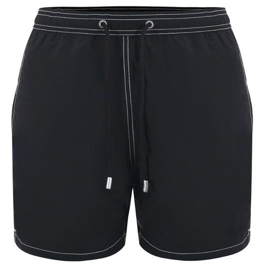 MC2 Saint Barth Schwarze Polyester-Badehose für Männer