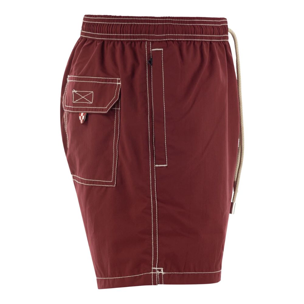 MC2 Saint Barth Red Polyester Swim Trunks for Men