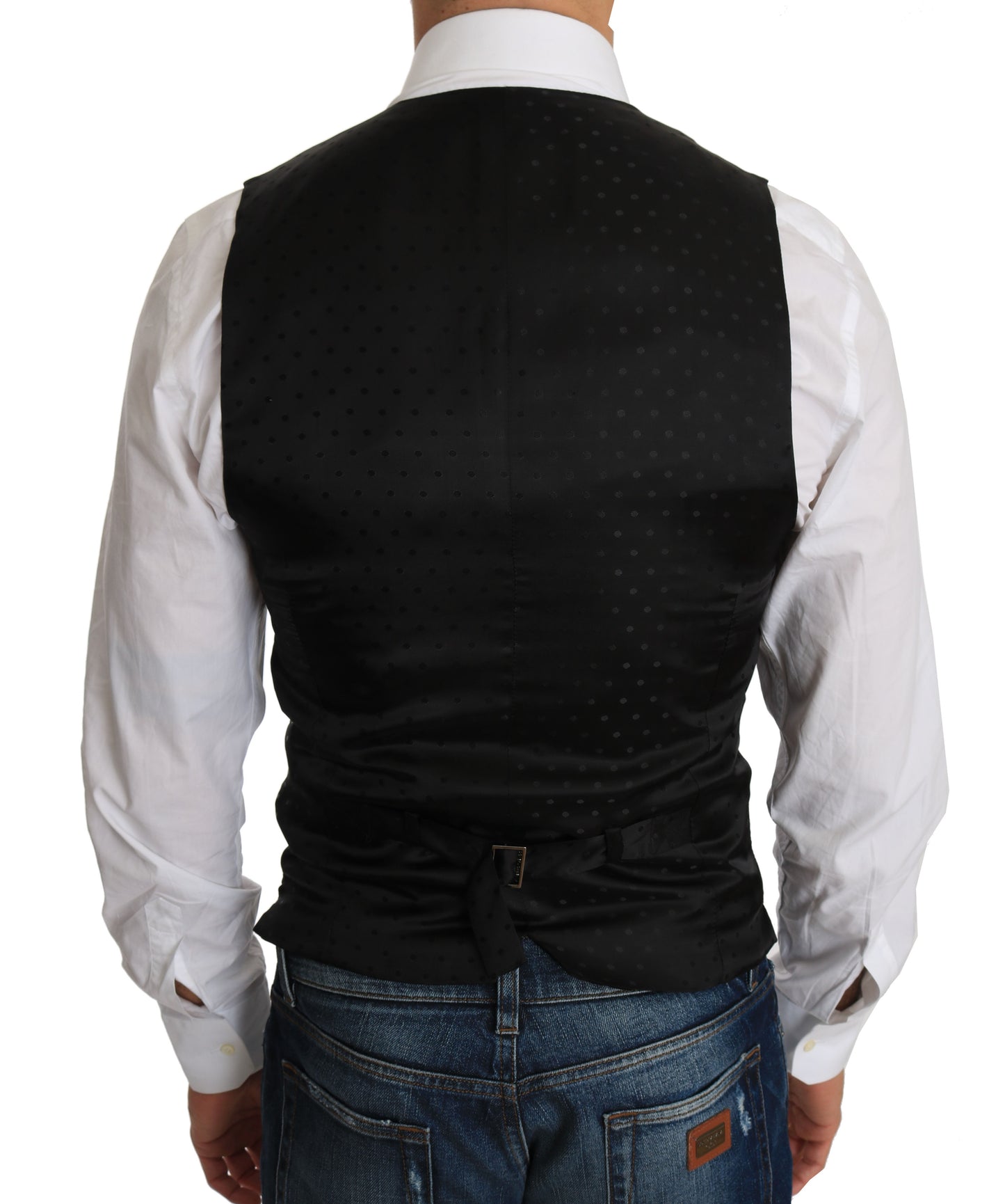 Dolce &amp; Gabbana Formal Wool Blend Vest in Black