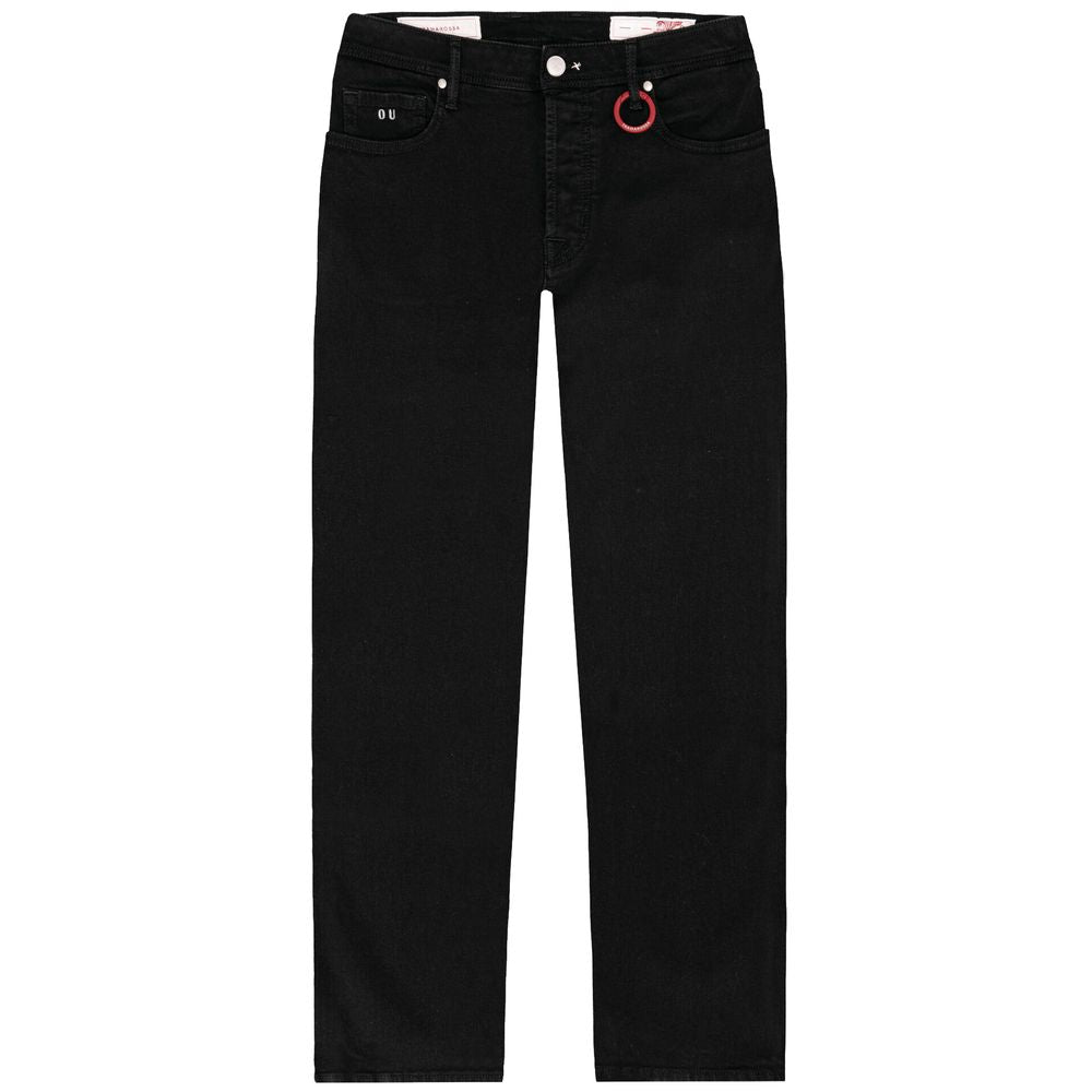 Tramarossa Black Cotton Jeans &amp; Pants