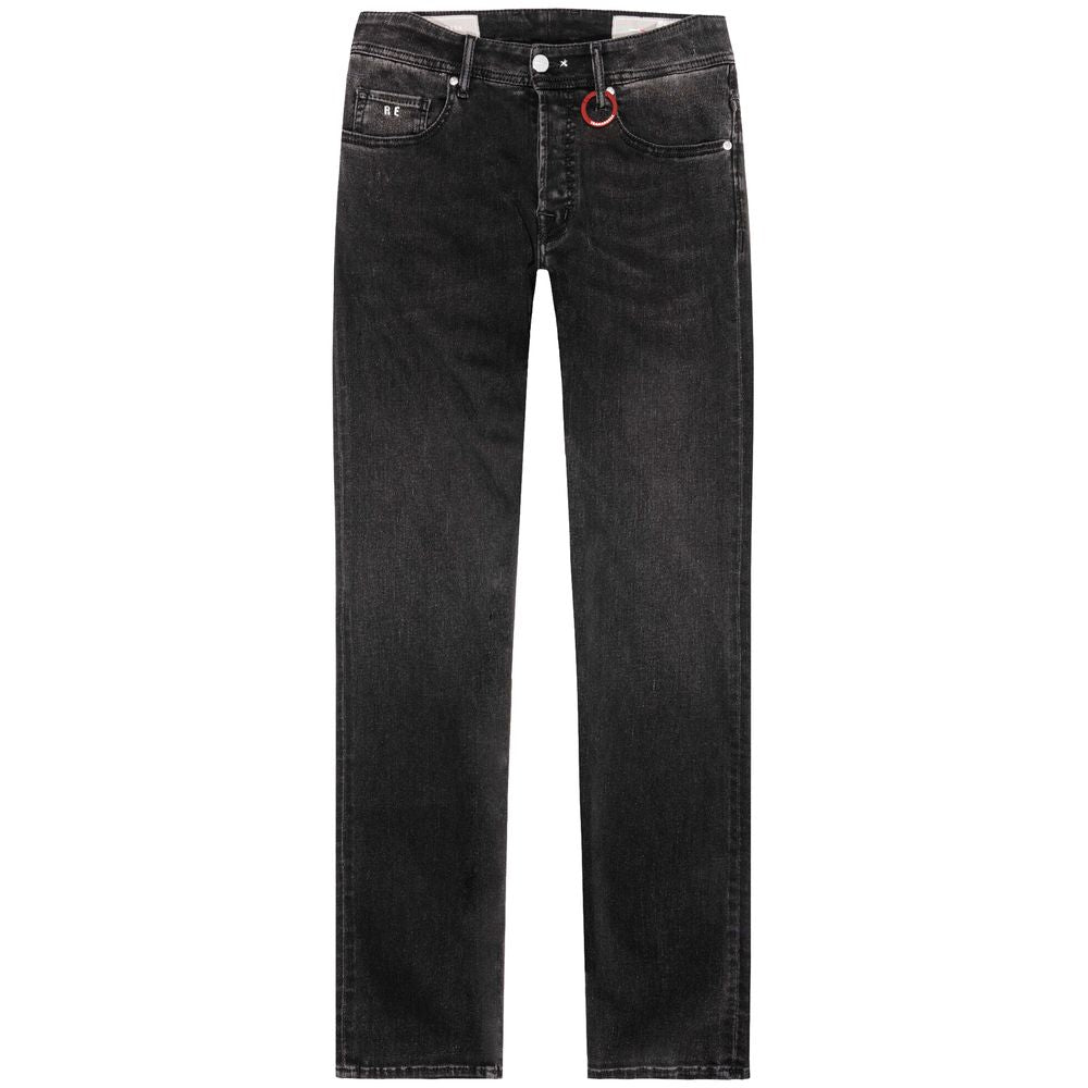 Tramarossa Black Cotton Jeans &amp; Pants