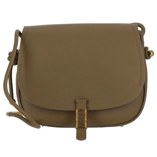 PINKO Grüne Leder Crossbody Tasche