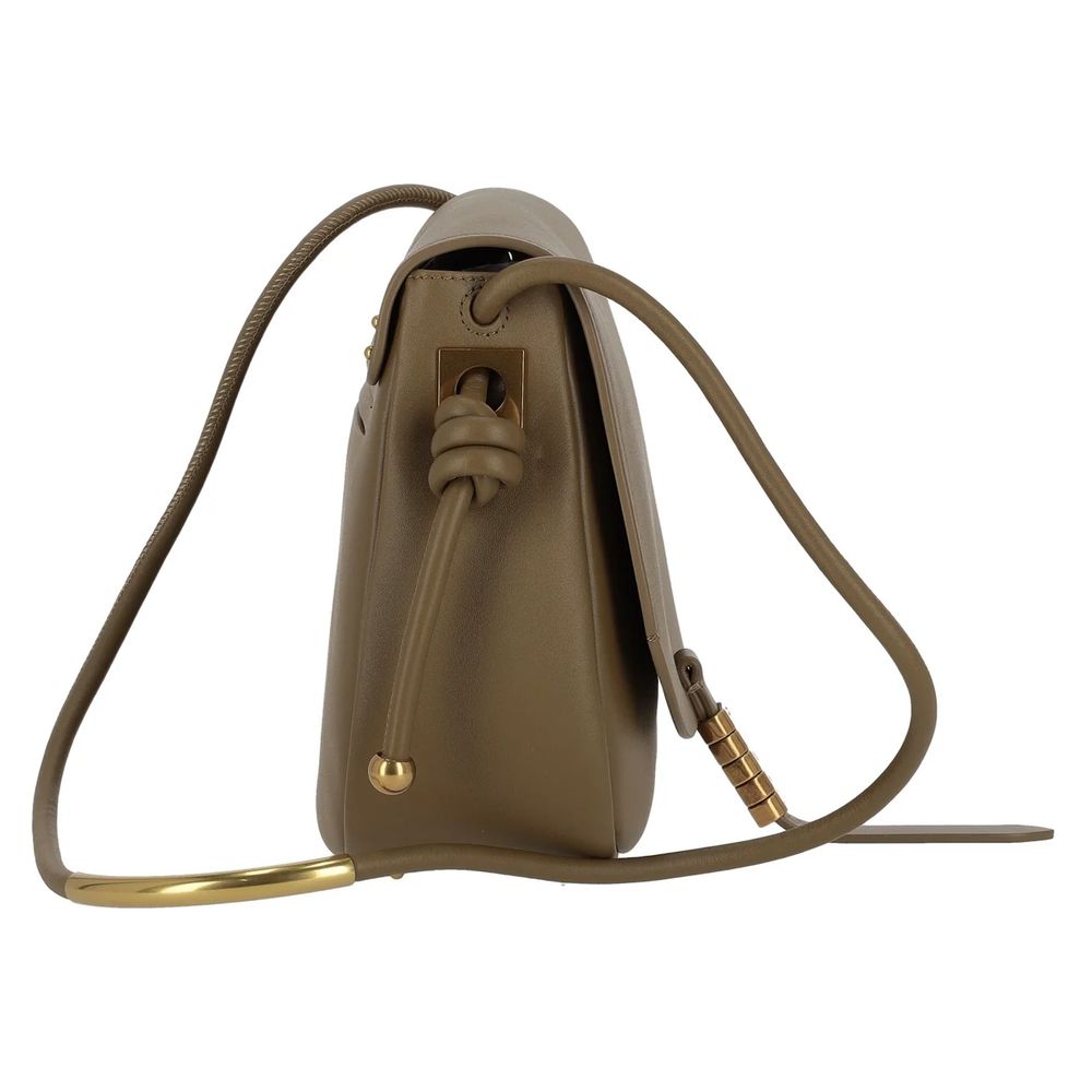 PINKO Grüne Leder Crossbody Tasche