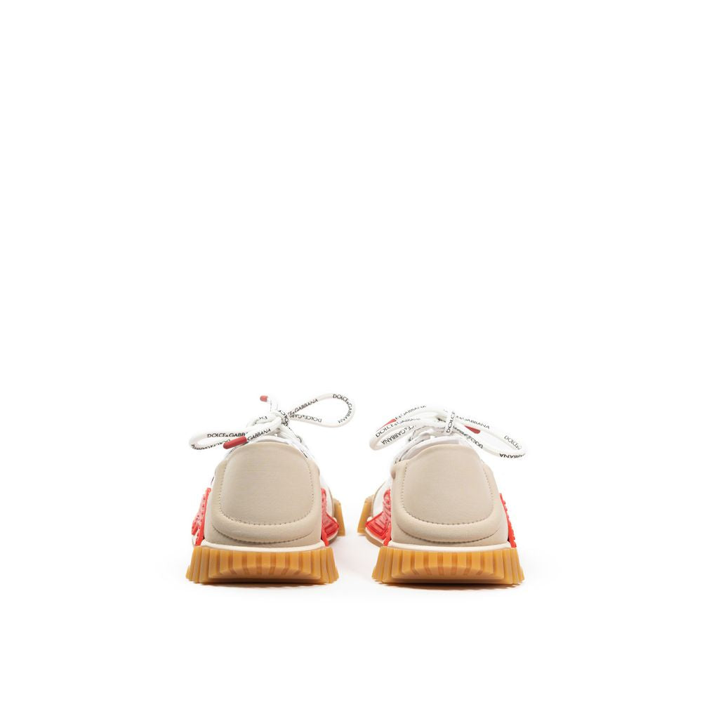 Dolce &amp; Gabbana white nylon sneakers