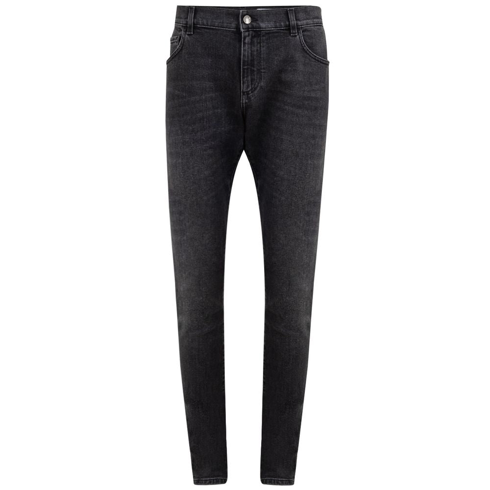 Dolce & Gabbana Graue Baumwolljeans & Hose