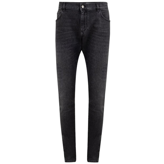 Dolce & Gabbana Graue Baumwolljeans & Hose