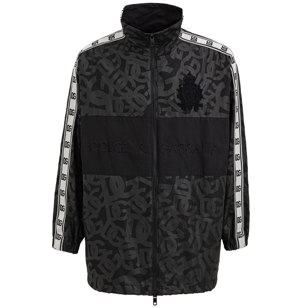 Dolce &amp; Gabbana Black Polyester Jacket