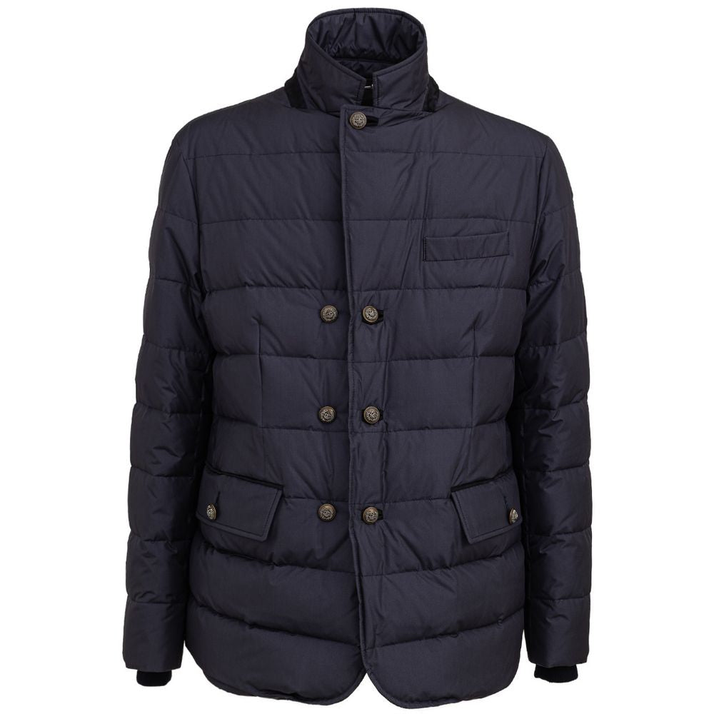 Dolce & Gabbana Blaue Polyester-Jacke